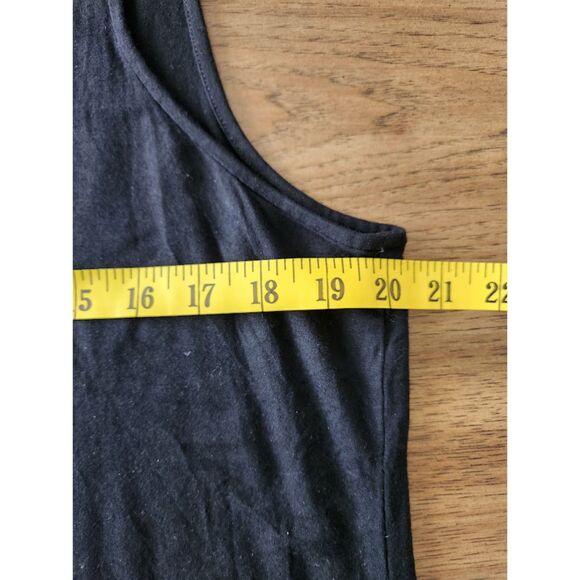 Eileen Fisher Black Scoop Neck Tank Top | Size XL - Picture 5 of 8